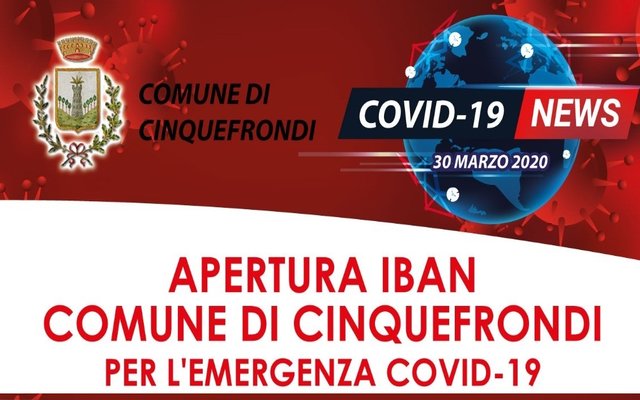 Coronavirus - Donazioni Emergenza Covid-19