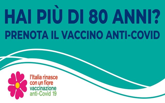 Avviso Prenotazione Vaccino anti-Covid Over 80